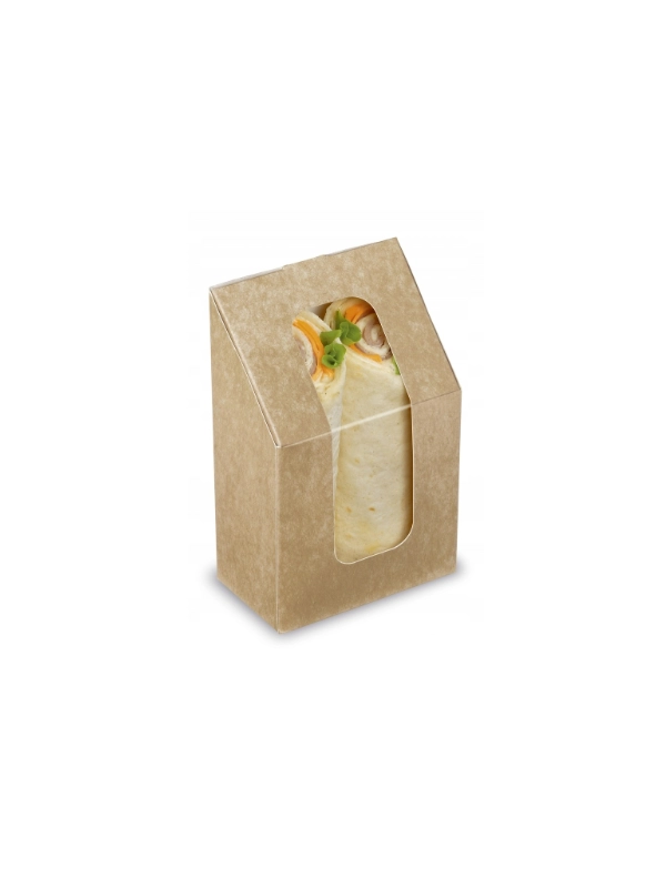Pudełko tortilla/ wrap z okienkiem 50szt